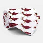 Roter Abschluss Krawatte (Gerollt)