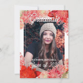 Roter Abschluss von Cornfloral Botanical Boho Ankündigung (Vorderseite)