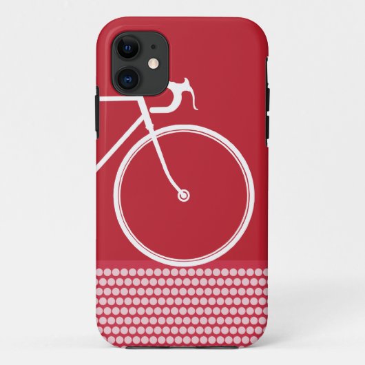 Roter abstrakter Fahrrad iPhone 5 Kasten Case-Mate iPhone Hülle (Rückseite)