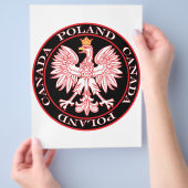 Roter Adler aus Polen Flyer (Hand)