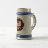 Roter Adler Bierglas (VorderseiteRechts)