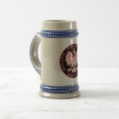 Roter Adler Bierglas (Vorderseite Links)
