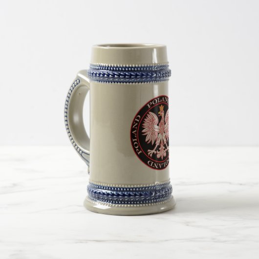 Roter Adler Bierglas (Vorderseite Links)