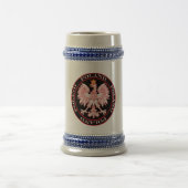 Roter Adler Bierglas (Mittel)