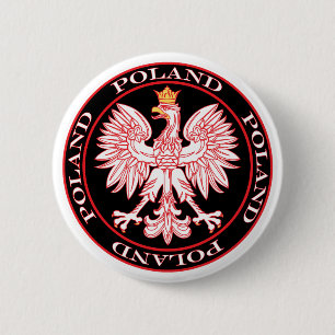 Roter Adler Button