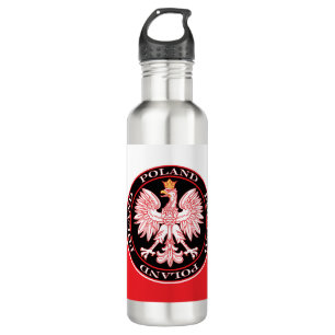 Roter Adler Edelstahlflasche