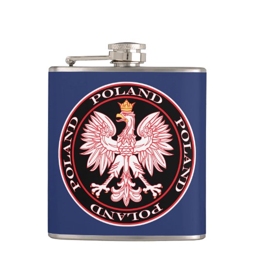 Roter Adler Flachmann (Vorderseite)