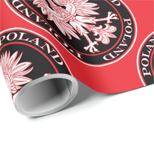 Roter Adler Geschenkpapier (Rolleneckpunkt)