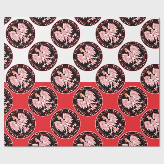 Roter Adler Geschenkpapier (Flach)