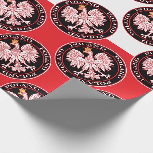 Roter Adler Geschenkpapier (Ecke)