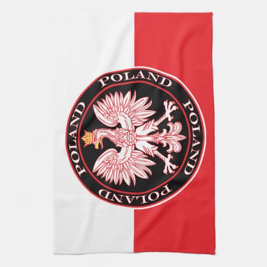 Roter Adler Geschirrtuch (Vertikal)