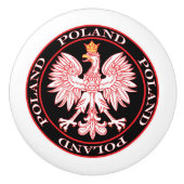 Roter Adler Keramikknauf (Vorderseite)