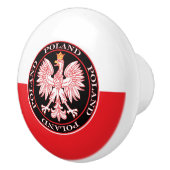 Roter Adler Keramikknauf (Rechts)