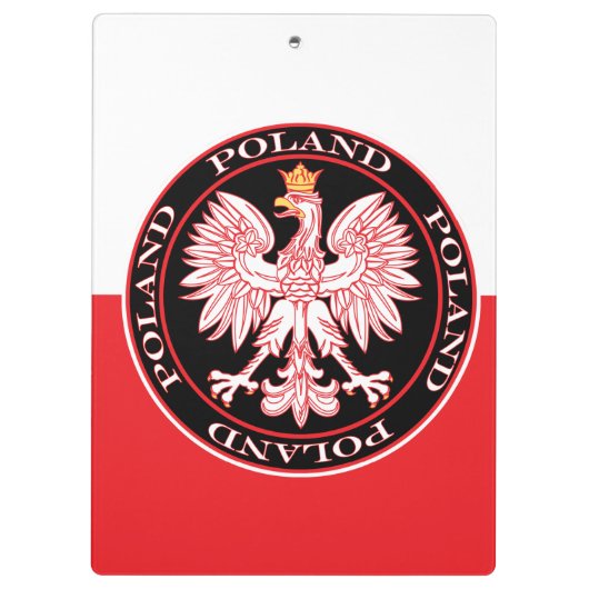 Roter Adler Klemmbrett (Rückseite)