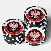 Roter Adler Pokerchips (Stapel)