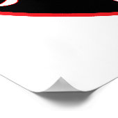 Roter Adler Poster (Ecke)