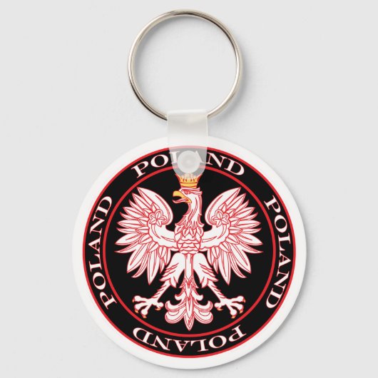 Roter Adler Schlüsselanhänger (Vorderseite)