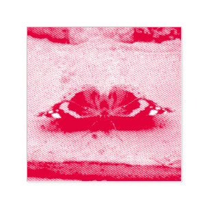 Roter Admiral Butterfly-Briefmarke Permastempel