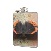 Roter Admiral Butterfly-Flasche Flachmann (Links)