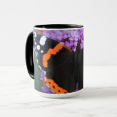 Roter Admiral Schmetterling Tasse (Vorderseite Links)