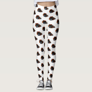 Roter Admiral Schmetterlingsmuster Legging Leggings