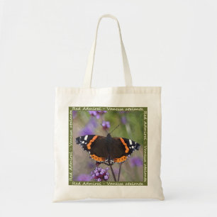 Roter Admirals-Schmetterlings-Tasche Tragetasche