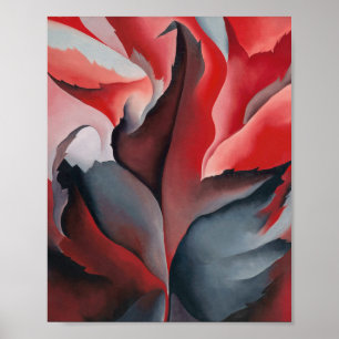 Roter Ahorn am Lake George Georgia O'Keeffe Poster