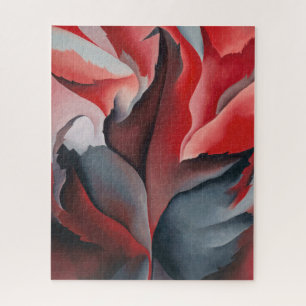 Roter Ahorn am Lake George Georgia O'Keeffe Puzzle