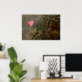 Roter Ahorn Floating Poster (Heimbüro)