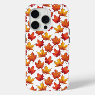 Roter Ahorn Verlasst Muster. Fall Pattern Case-Mate iPhone Hülle