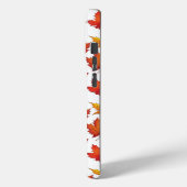 Roter Ahorn Verlasst Muster. Fall Pattern Case-Mate iPhone Hülle (Rückseite / Links)