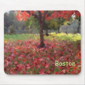 Roter Ahornbaum Mousepad (Vorne)