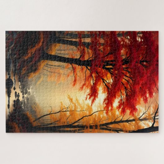 Roter Ahornbaum Puzzle (Horizontal)