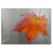 Roter Ahornleaf - Mystischer Herbst Schneidebrett (Vorderseite)