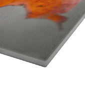Roter Ahornleaf - Mystischer Herbst Schneidebrett (Ecke)