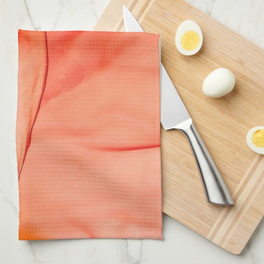 Roter Alkoholtupfer Geschirrtuch (Viertel Falte)