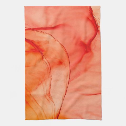 Roter Alkoholtupfer Geschirrtuch (Vertikal)