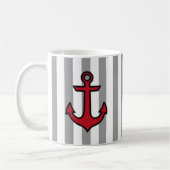 Roter Anker, Anker des Schiffes, Anker des Schiffe Kaffeetasse (Links)