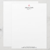 Roter Anker Briefbogen (Vorne/Hinten)