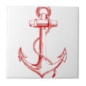 Roter Anker Fliese (Vorderseite)