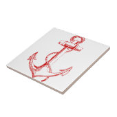 Roter Anker Fliese (Seite)