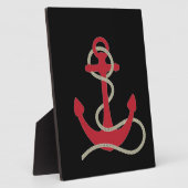 Roter Anker Fotoplatte (Seite)