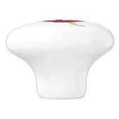 Roter Anker Keramikknauf (Seitenansicht)