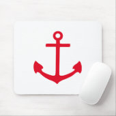 Roter Anker Mousepad (Mit Mouse)