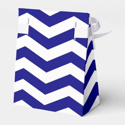 Roter Anker Zickzack Streifen Geschenkschachtel (Rückseite)