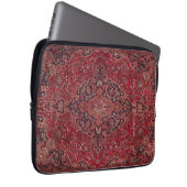 Roter Antik-Teppich Laptopschutzhülle (Vorne Rechts)