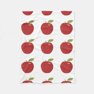 roter Apfel Fleecedecke