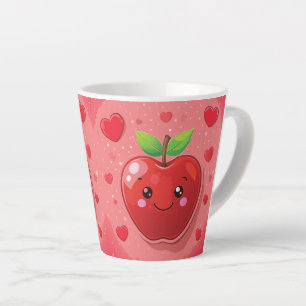 Roter Apfel  Milchtasse