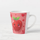 Roter Apfel Milchtasse (Rechts)