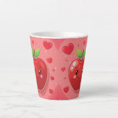 Roter Apfel Milchtasse (Vorderseite)